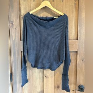 Free People off the shoulder Long Sleeve. Size S